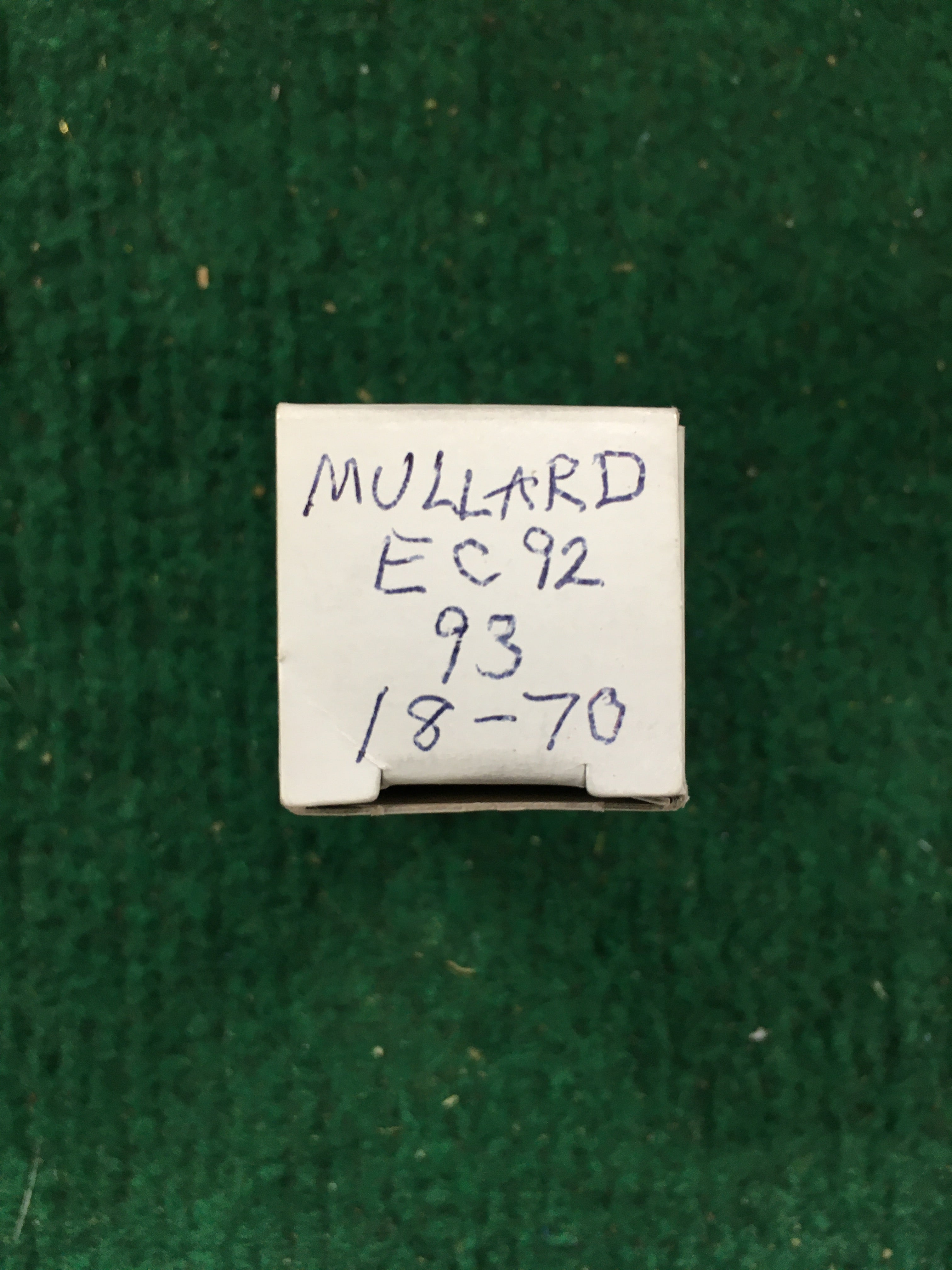 Mullard EC92 Vacuum Tube * Tested 93