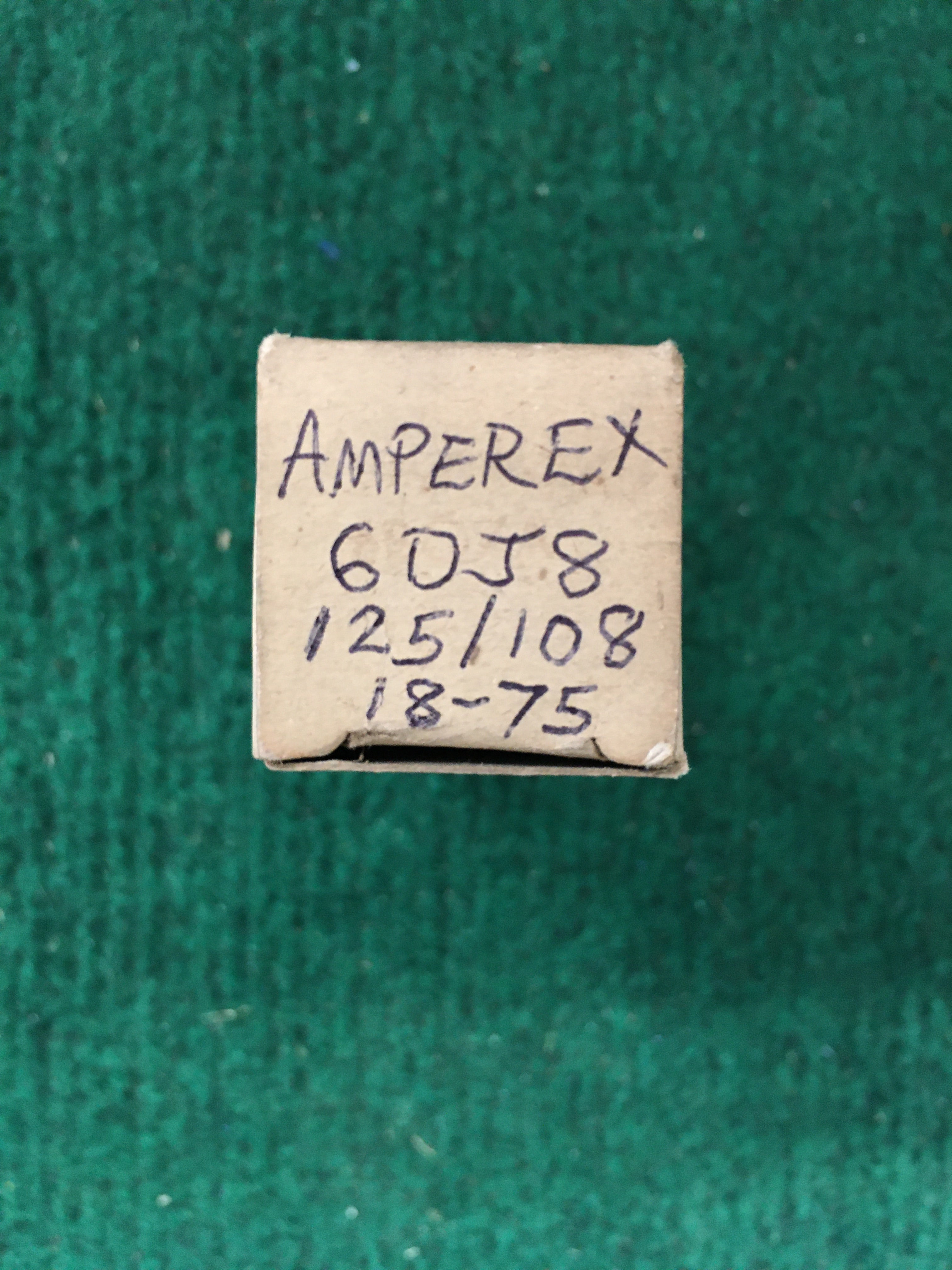 Amperex 6DJ8 Vacuum Tube * Tested 125/108