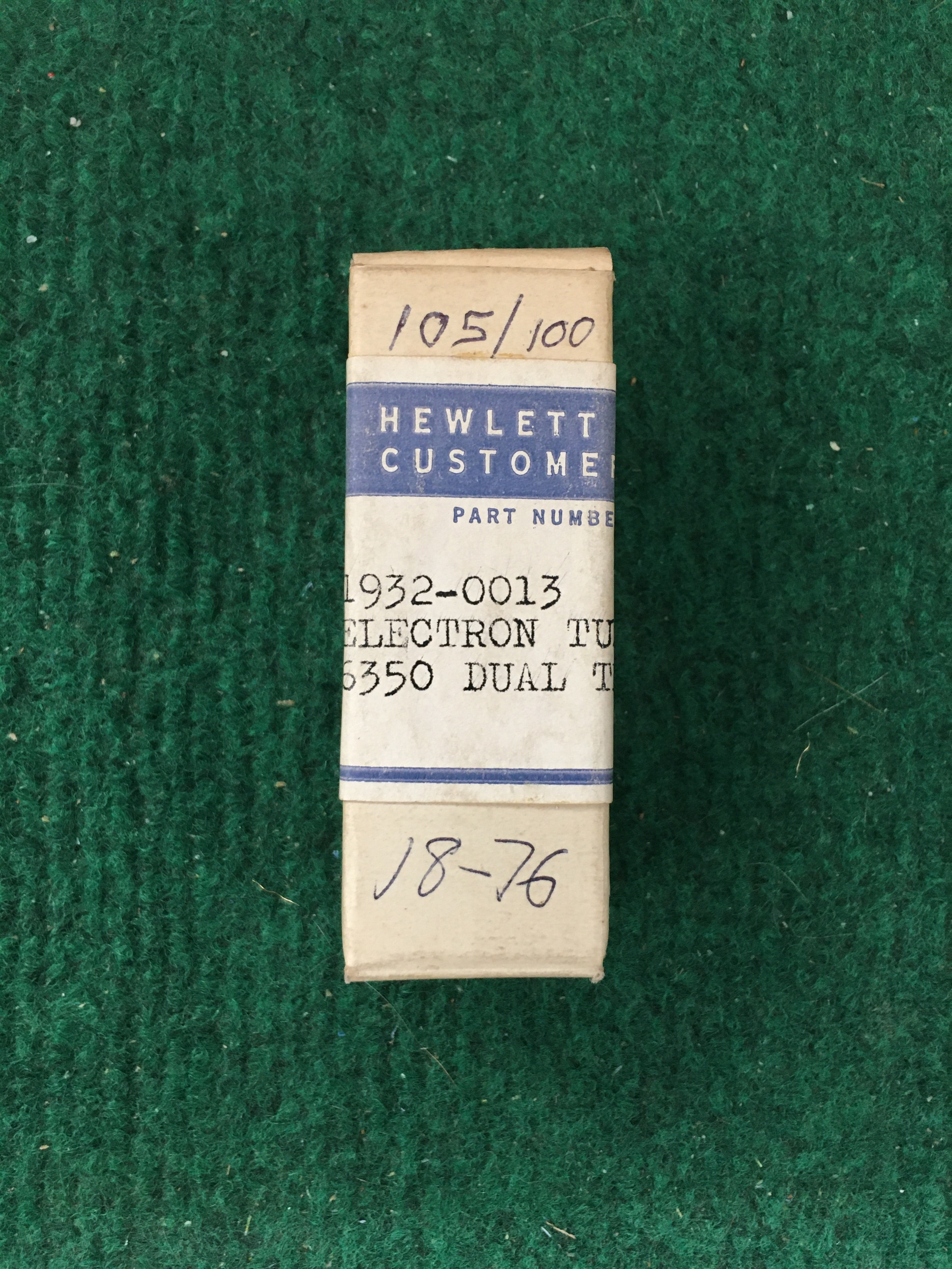 Hewlett-Packard 6350 Vacuum Tube * Tested 105/100