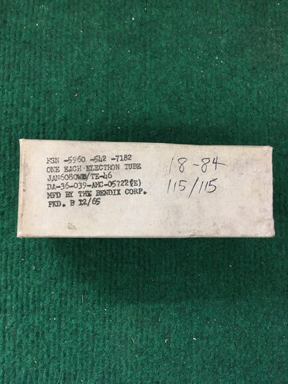 Bendix JAN 6080WB Vacuum Tube * Tested 115/115