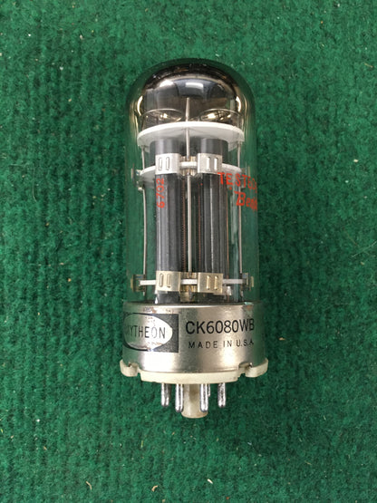 Raytheon JAN 6080WB Vacuum Tube * Tested 115/115