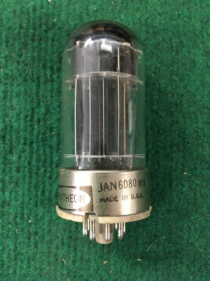 Raytheon JAN 6080WB Vacuum Tube * Tested 115/115