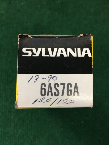 Sylvania 6AS7GA Vacuum Tube * Tested 120/120