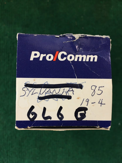 Sylvania 6L6G Vacuum Tube * Tested 85