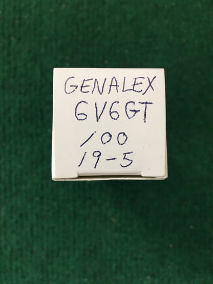 Genalex 6V6GT Vacuum Tube * Tested 100