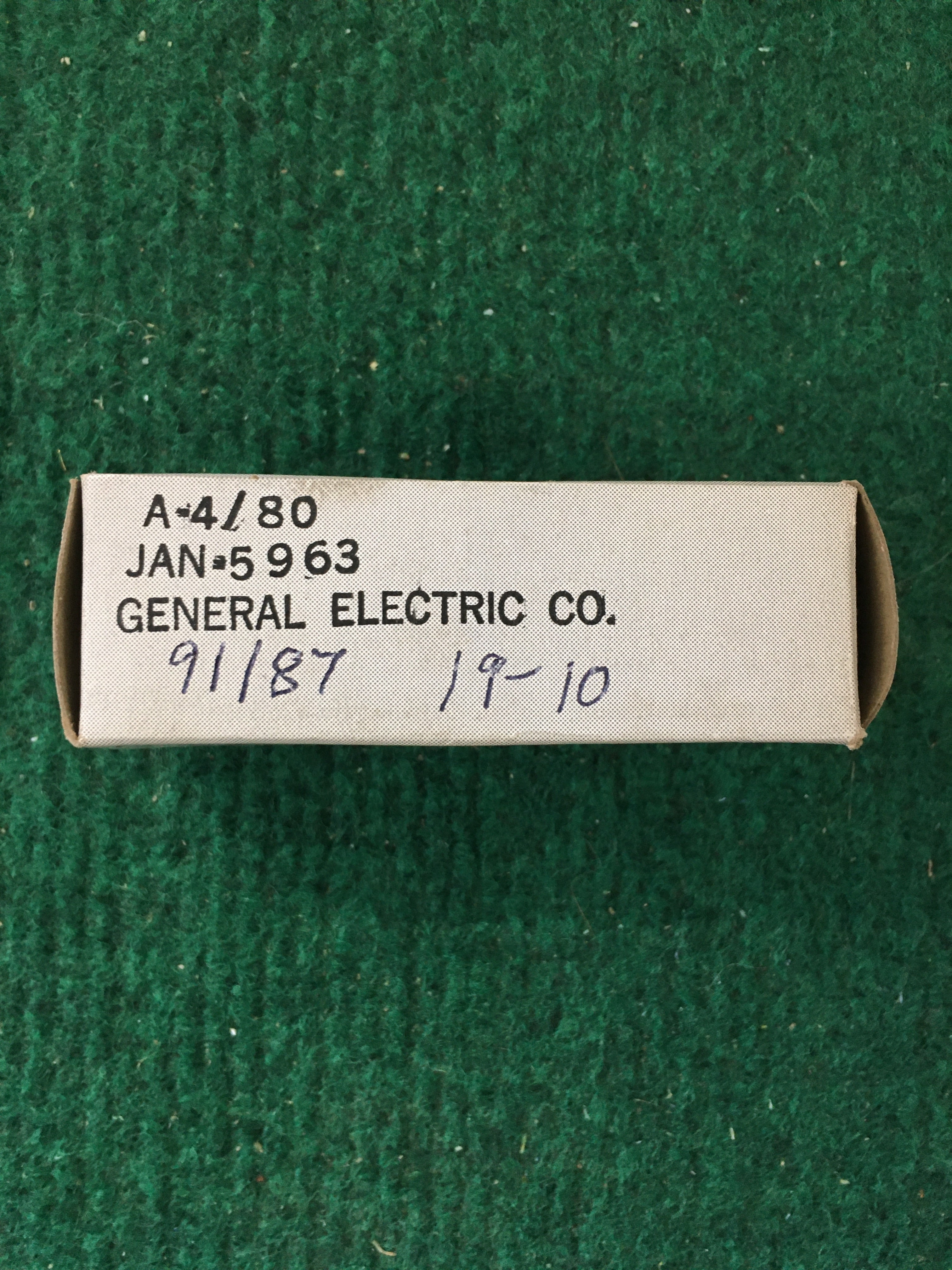 GE JAN 5963 Vacuum Tube * Tested 91/87