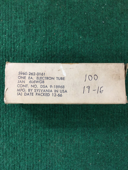 Tung-Sol JAN 6L6WGB/6881 Vacuum Tube * Tested 100