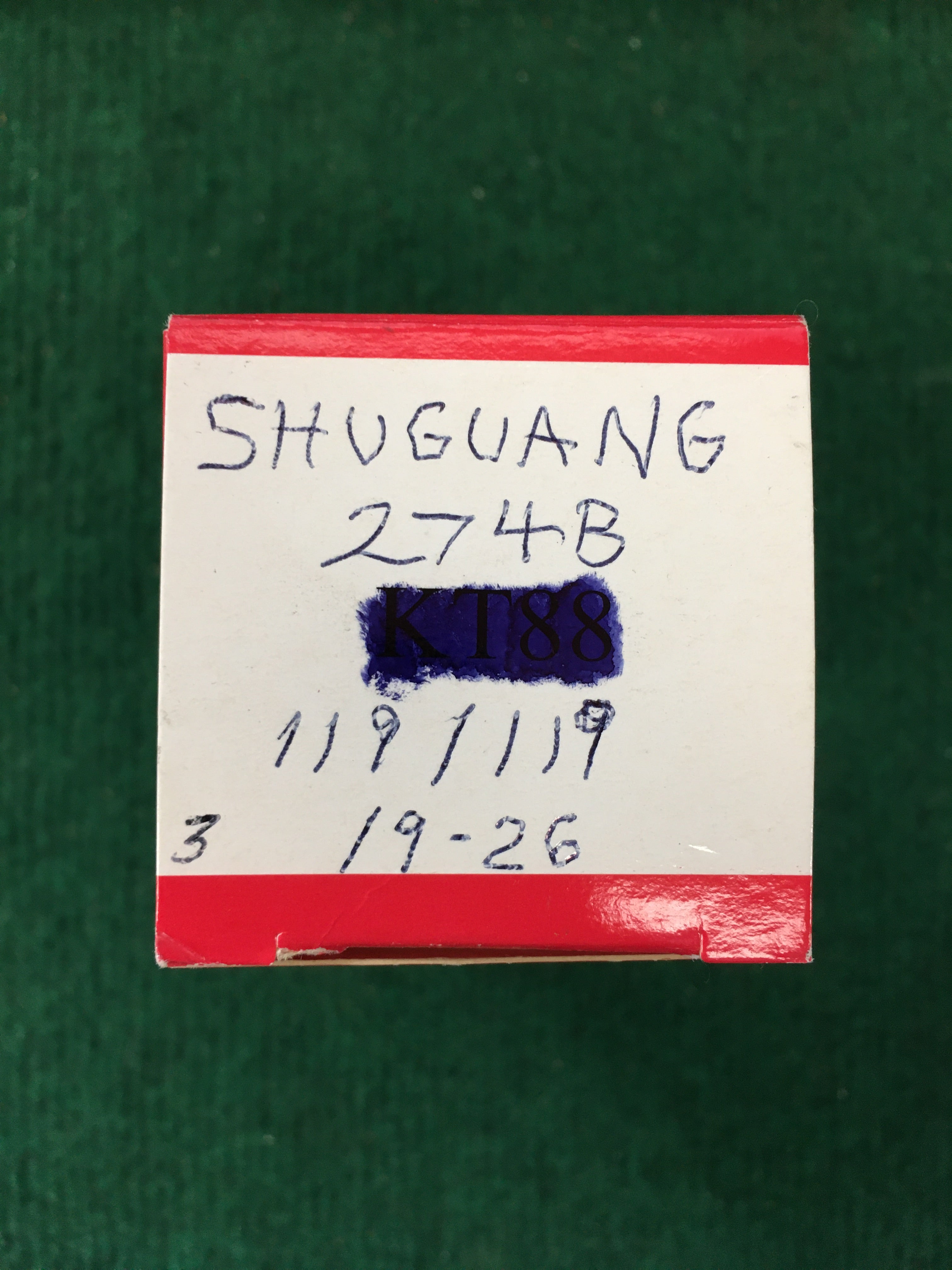 Shuguang 274B Vacuum Tube * Tested 119/119