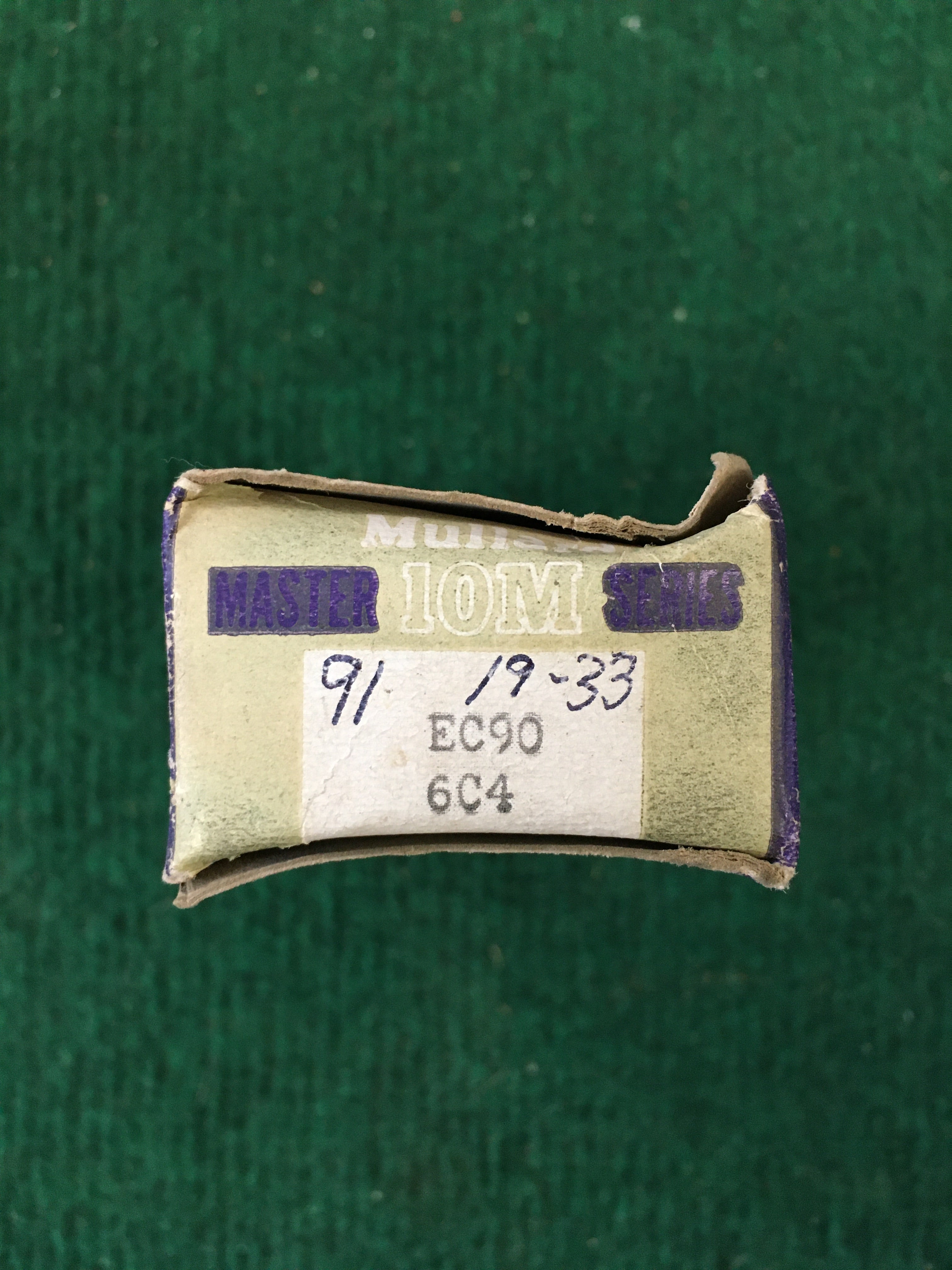 Mullard 10M EC90/6C4 Vacuum Tube * Tested 91