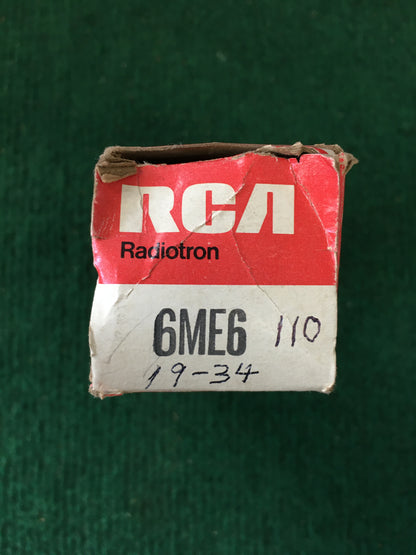 RCA 6ME6 Vacuum Tube * Tested 110