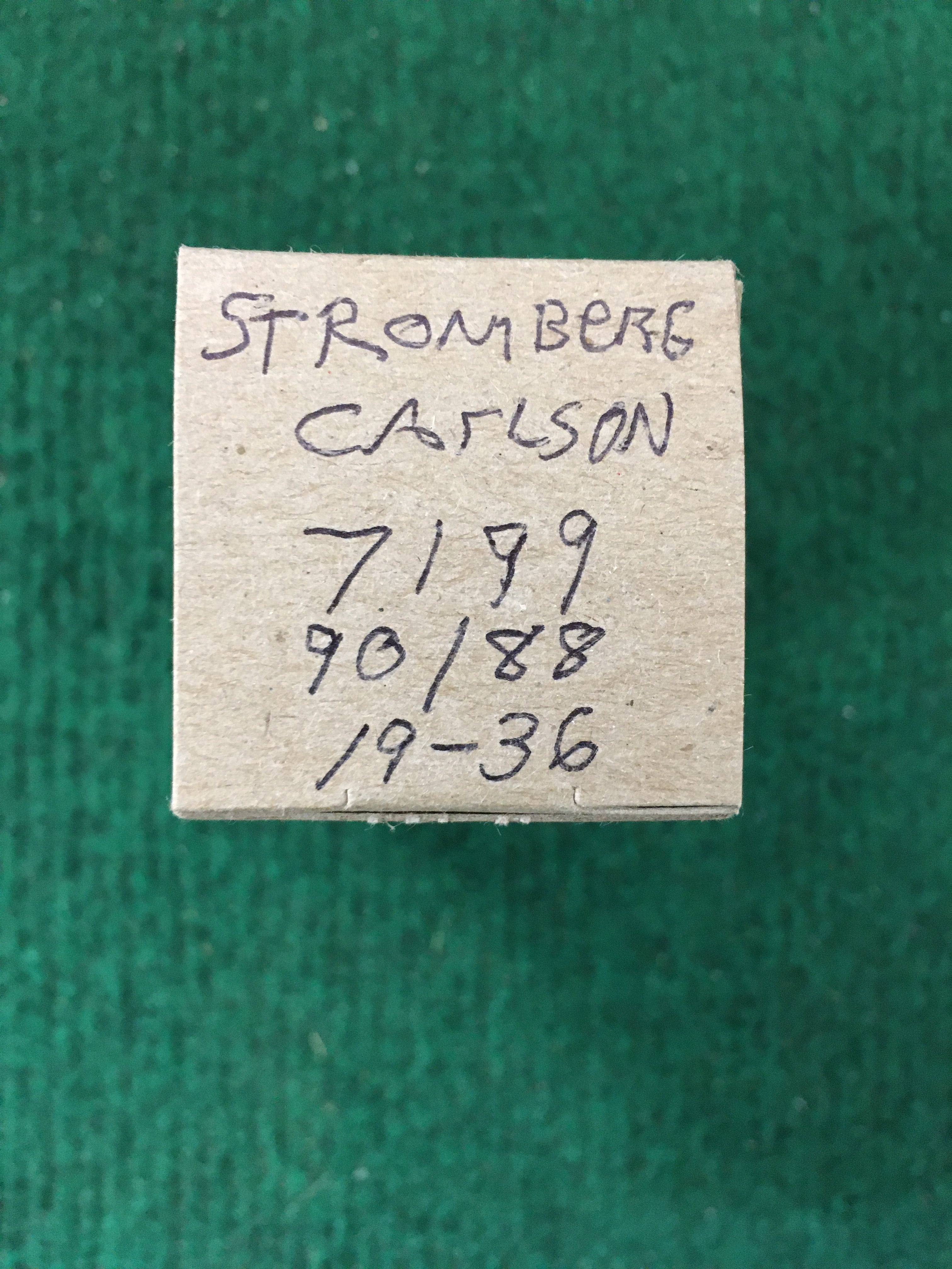 Stromberg-Carlson 7199 Vacuum Tube * Tested 90/88