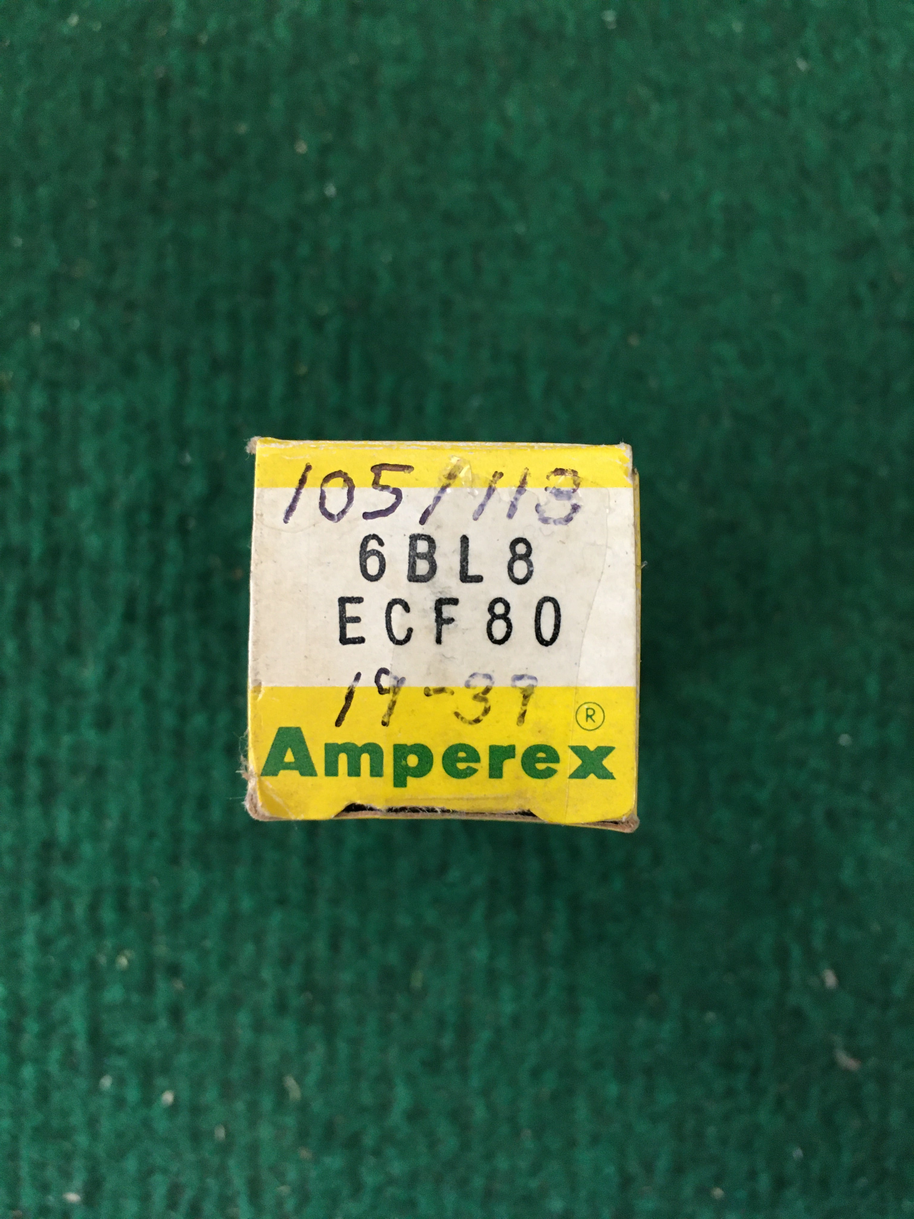 Amperex 6BL8/ECF 80 Vacuum Tube * Tested 105/113