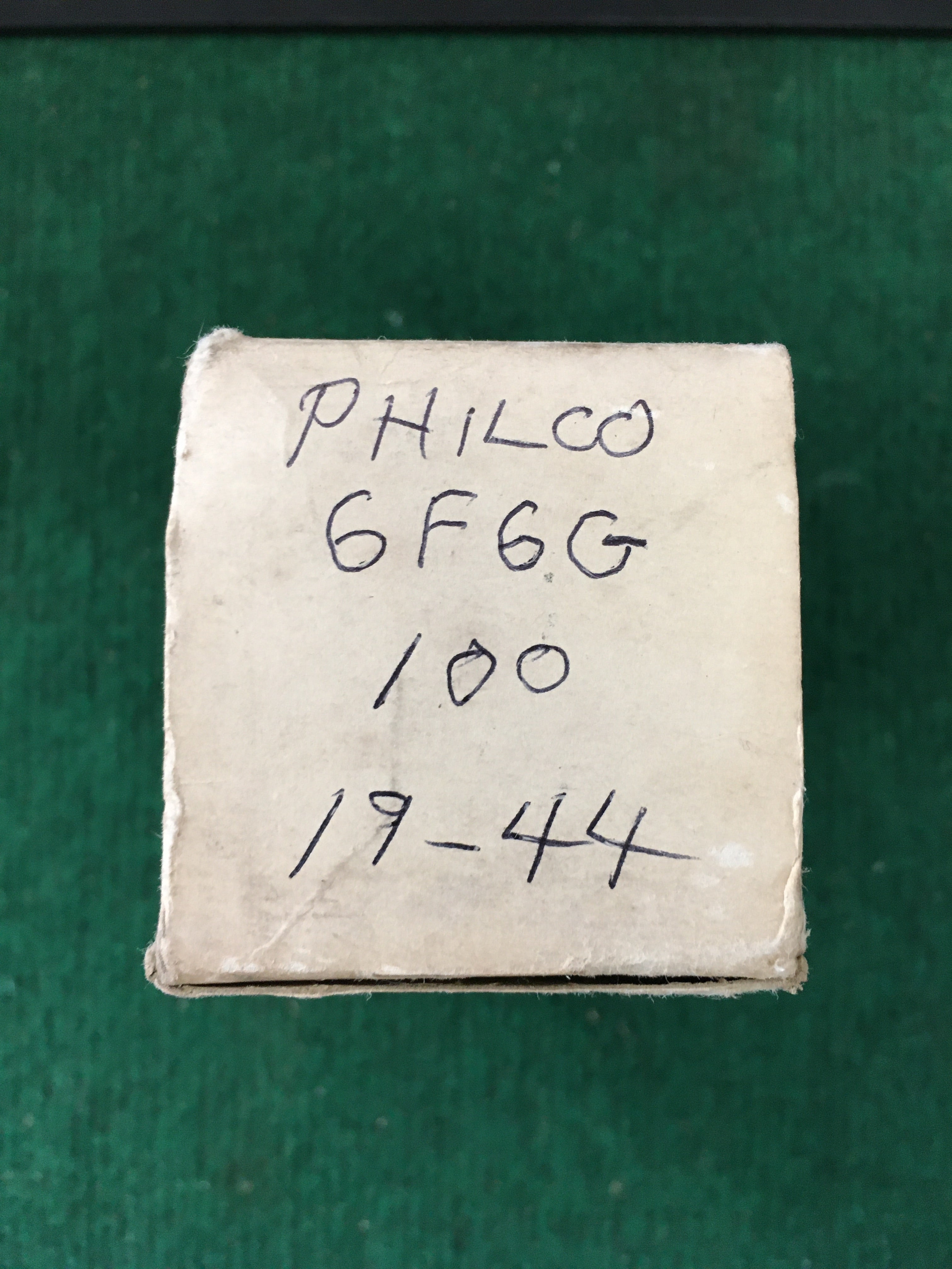 Philco 6F6G Vacuum Tube * Tested 100