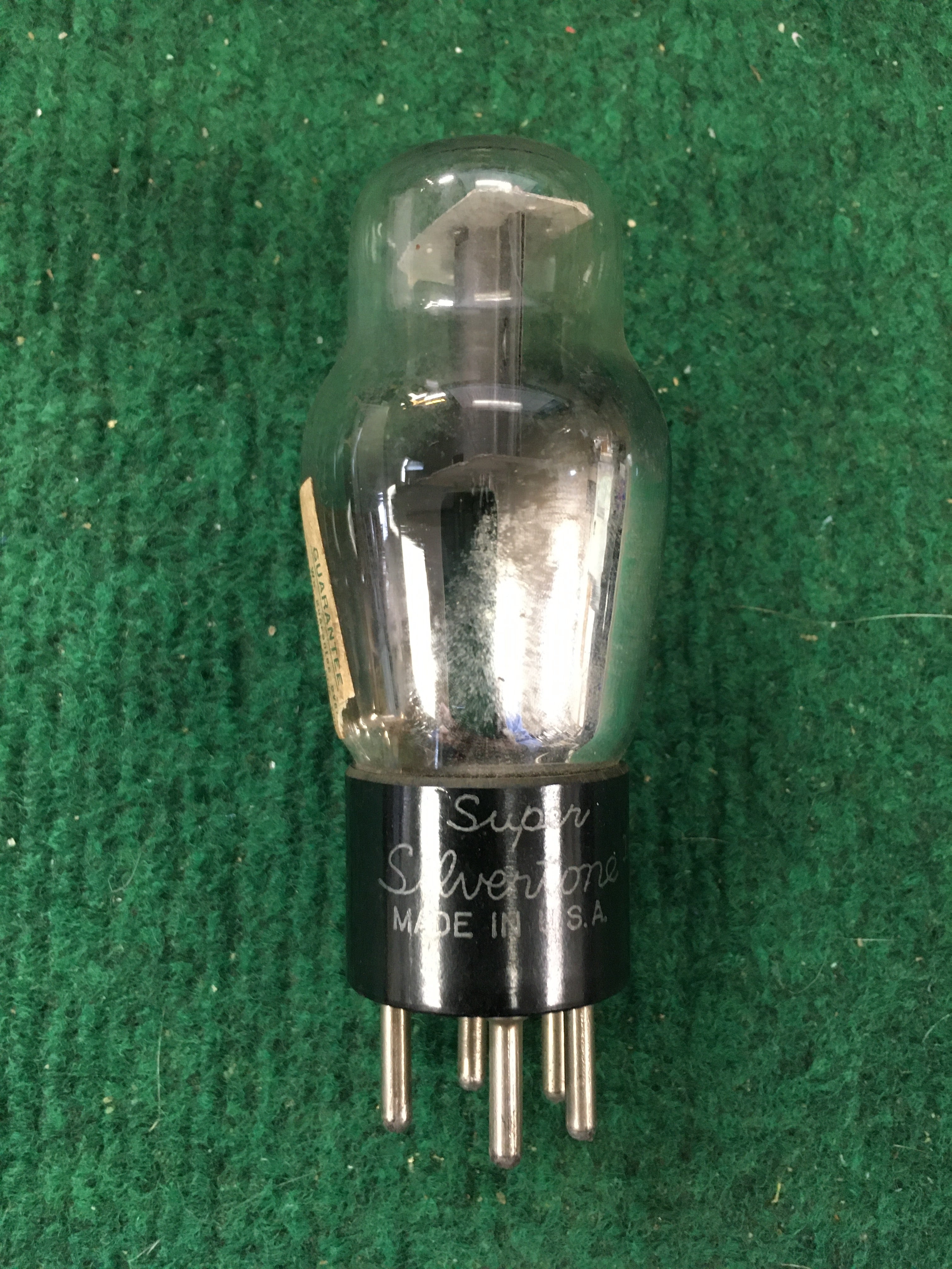 Silvertone Type 56 Vacuum Tube * Tested 94