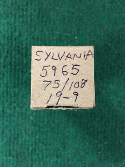 Sylvania 5965 Vacuum Tube * Tested 75/108