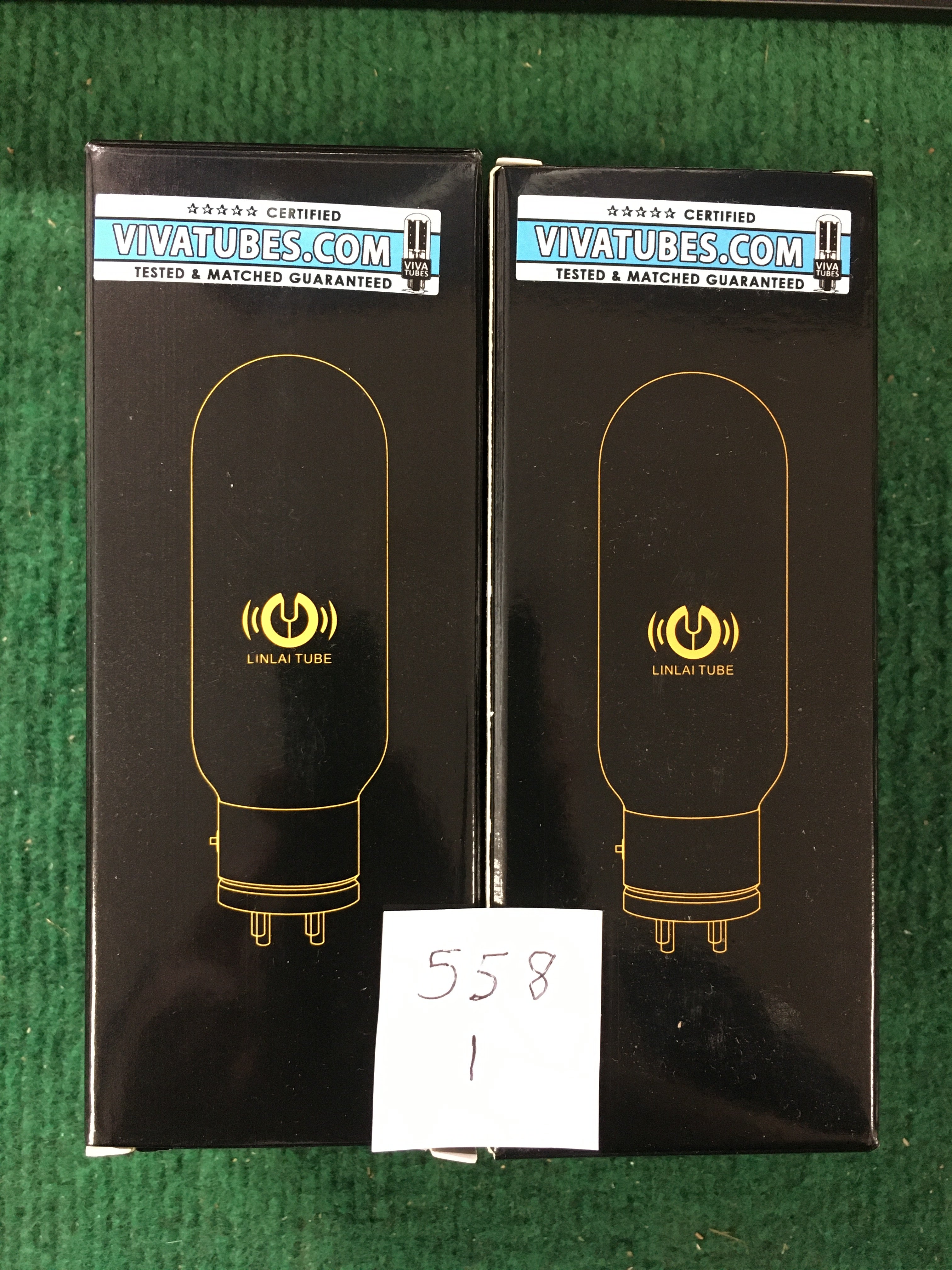 Linlai E-6SN7 Vacuum Tube * Matched Pair * NOS