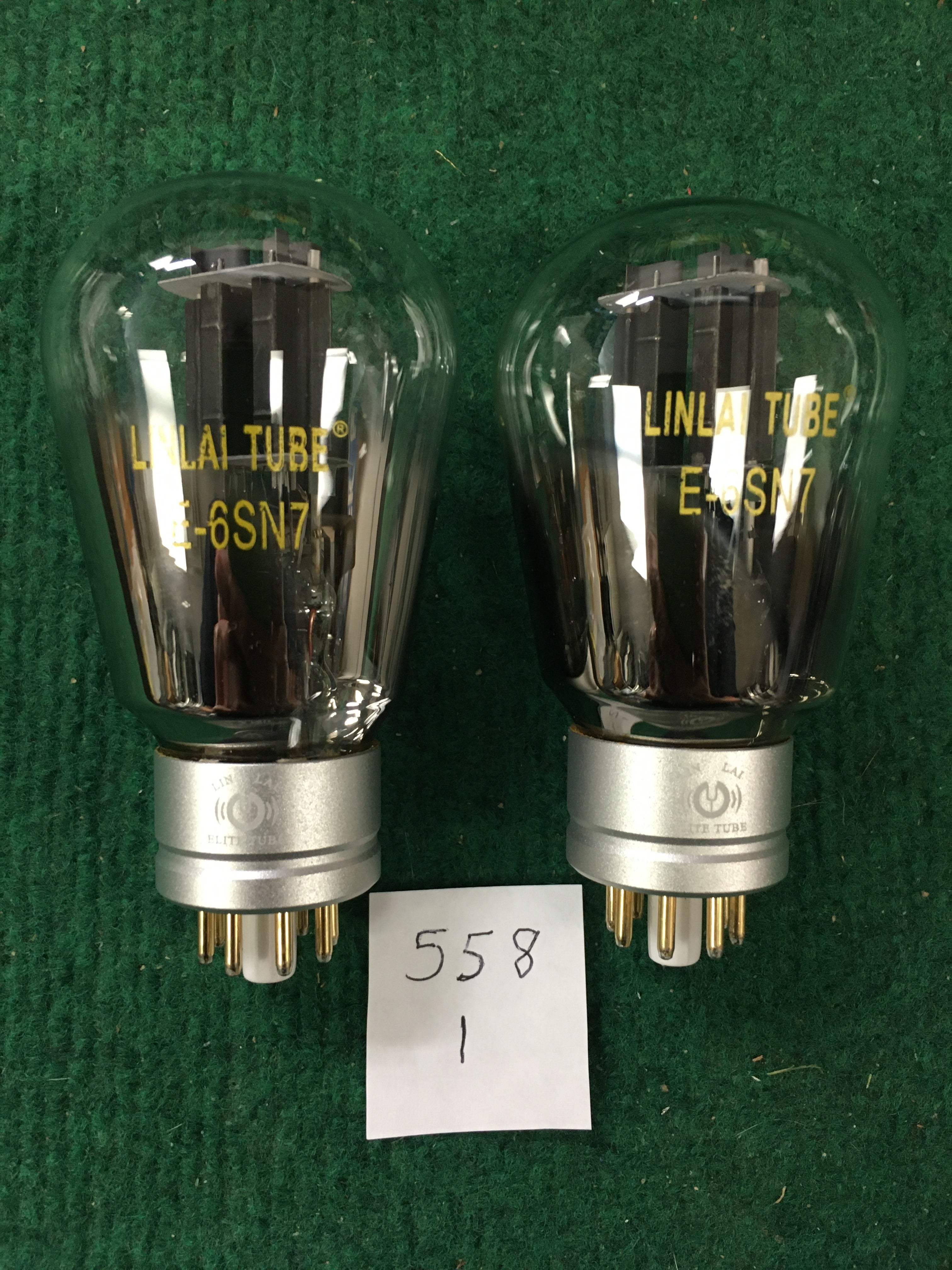 Linlai E-6SN7 Vacuum Tube * Matched Pair * NOS