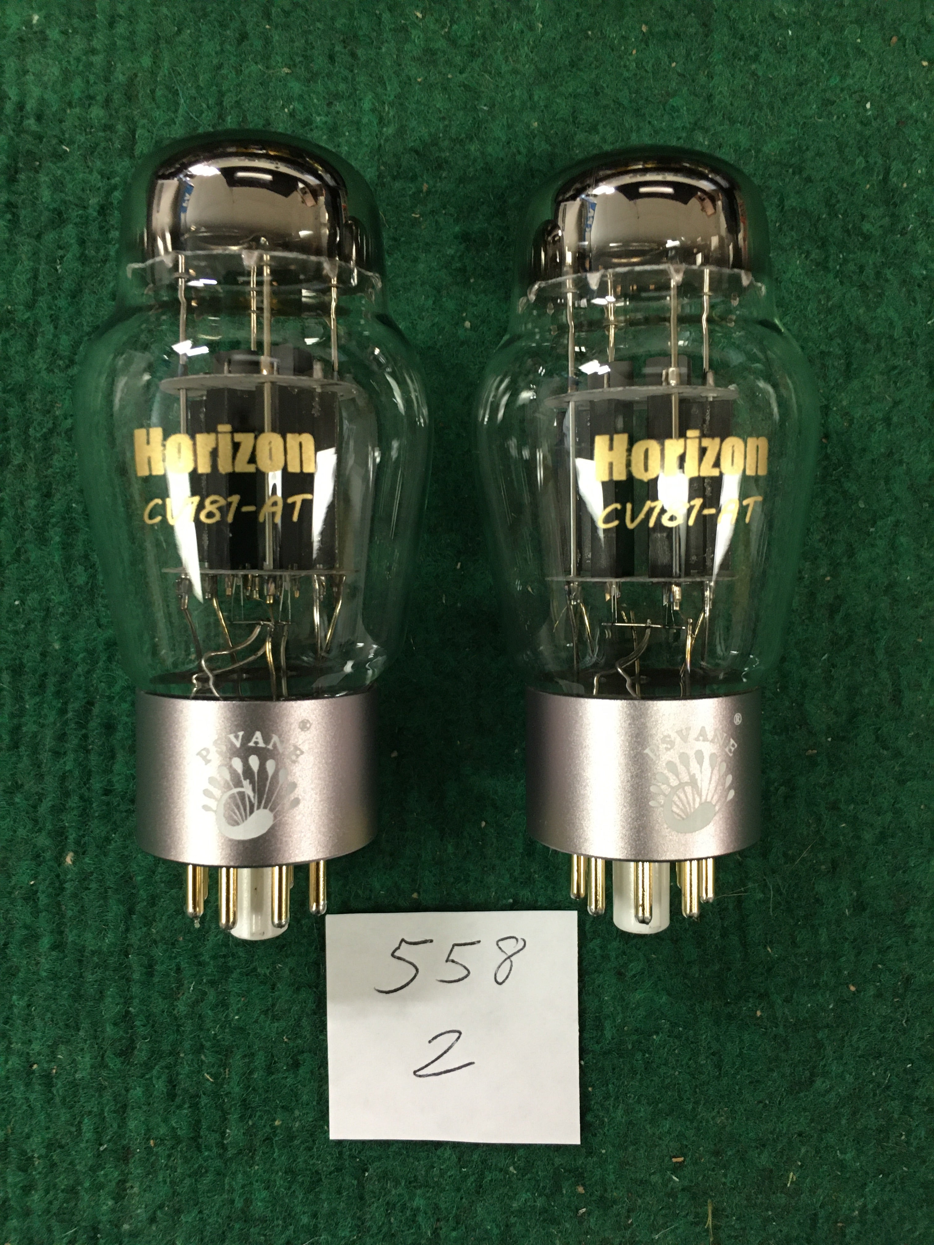 PSVANE Horizon CV-181 (6SN7) Vacuum Tubes * Matched Pair * NOS