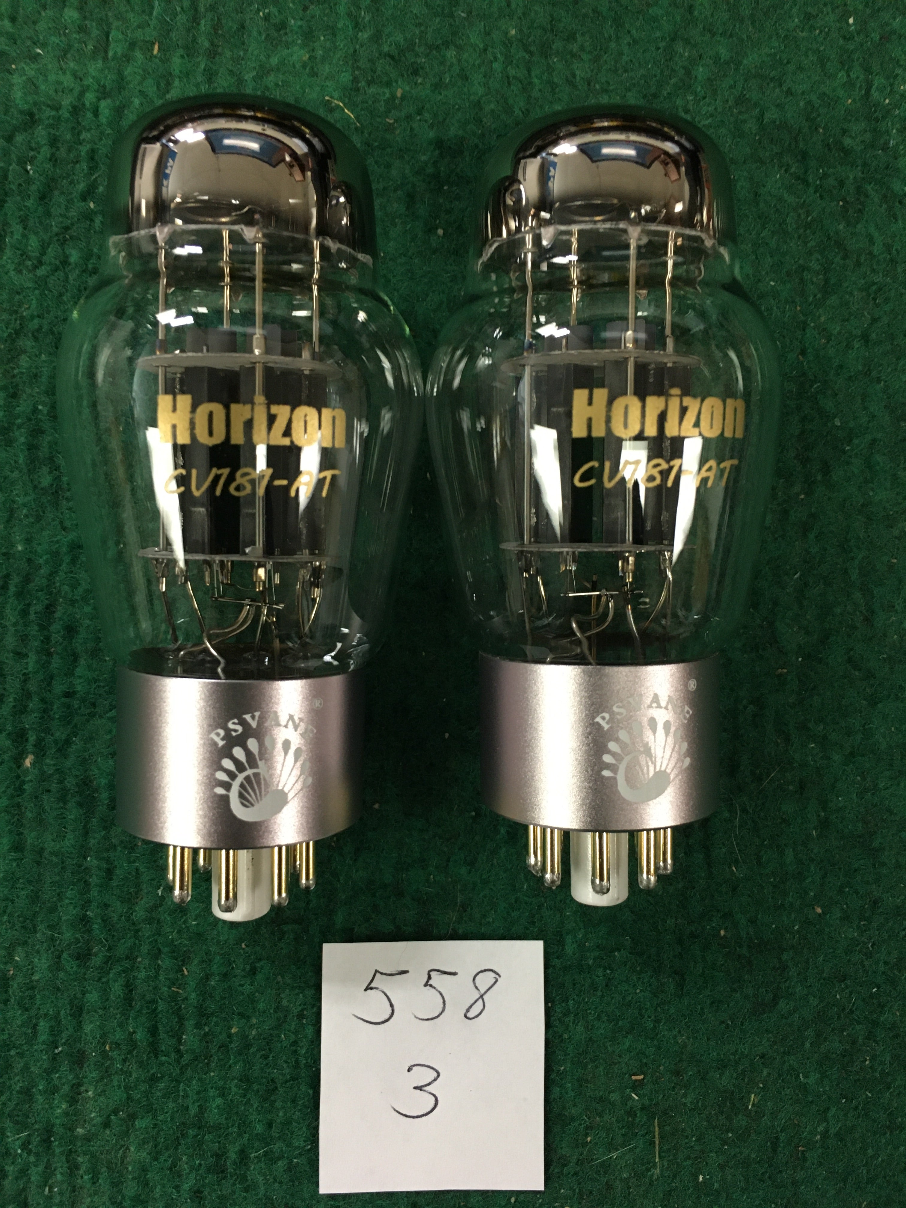 PSVANE Horizon CV-181 (6SN7) Vacuum Tubes * Matched Pair * NOS