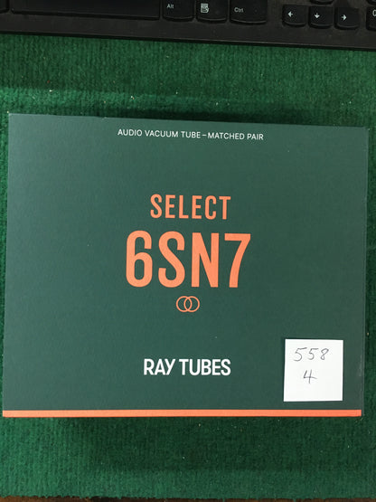APOS Ray Select 6SN7 Vacuum Tubes * Matched Pair * NOS