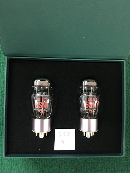 APOS Ray Select 6SN7 Vacuum Tubes * Matched Pair * NOS
