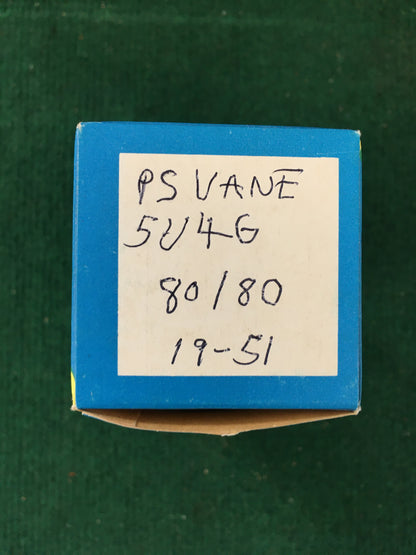PSVANE 5U4G Vacuum Tube * Tested 80/80