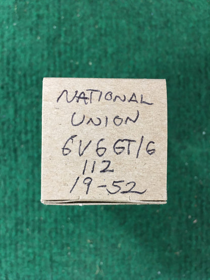National Union 6V6 GT/G Vacuum Tube * Tested 112