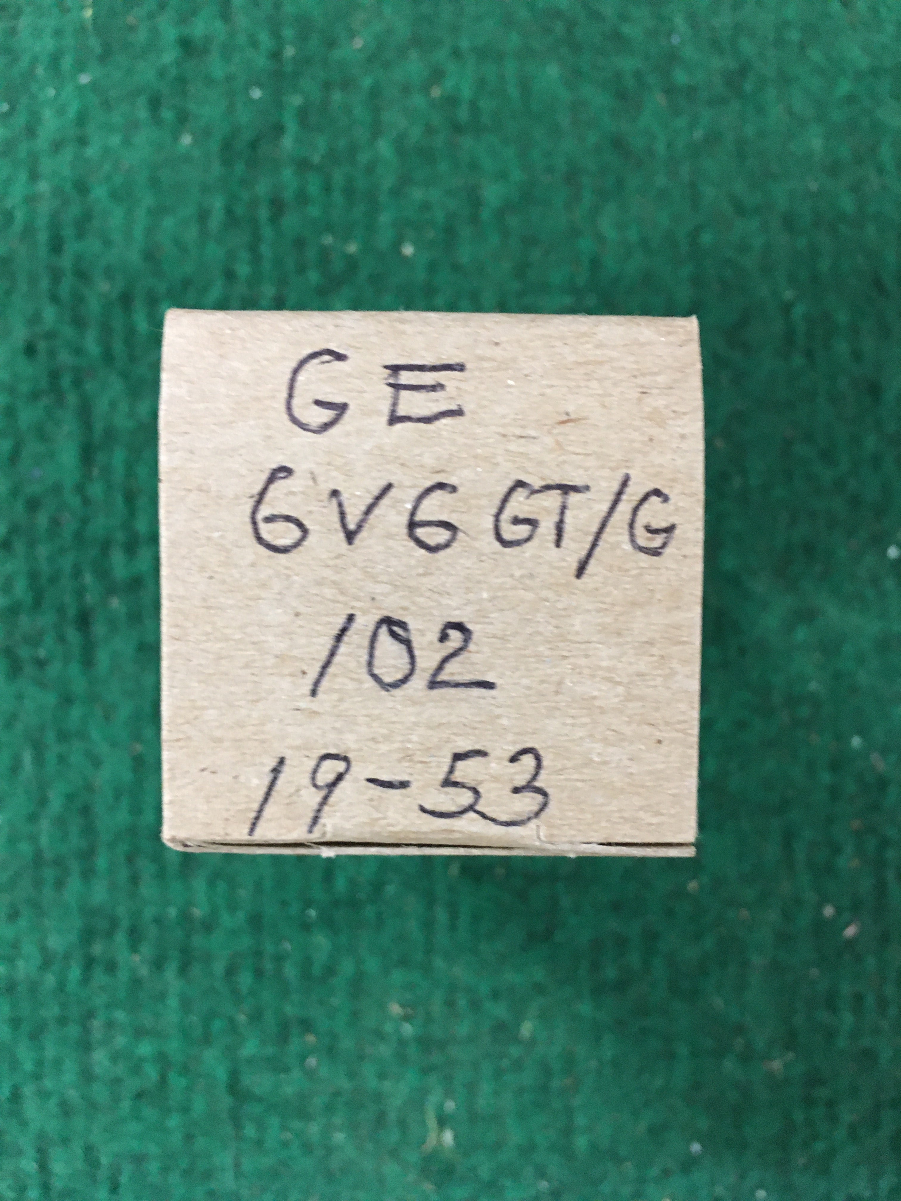 GE 6V6 GT/G Vacuum Tube * Tested 102