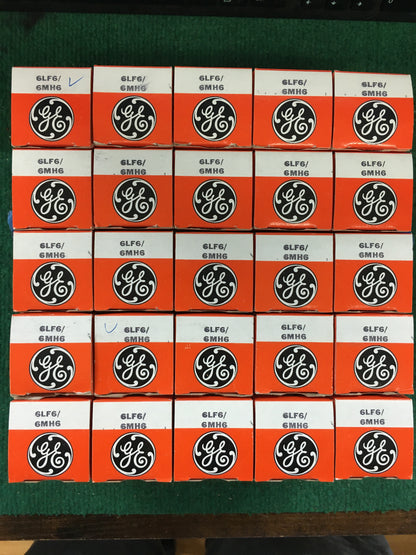 GE 6LF6/6MH6 Vacuum Tubes * Block of 25 * NOS