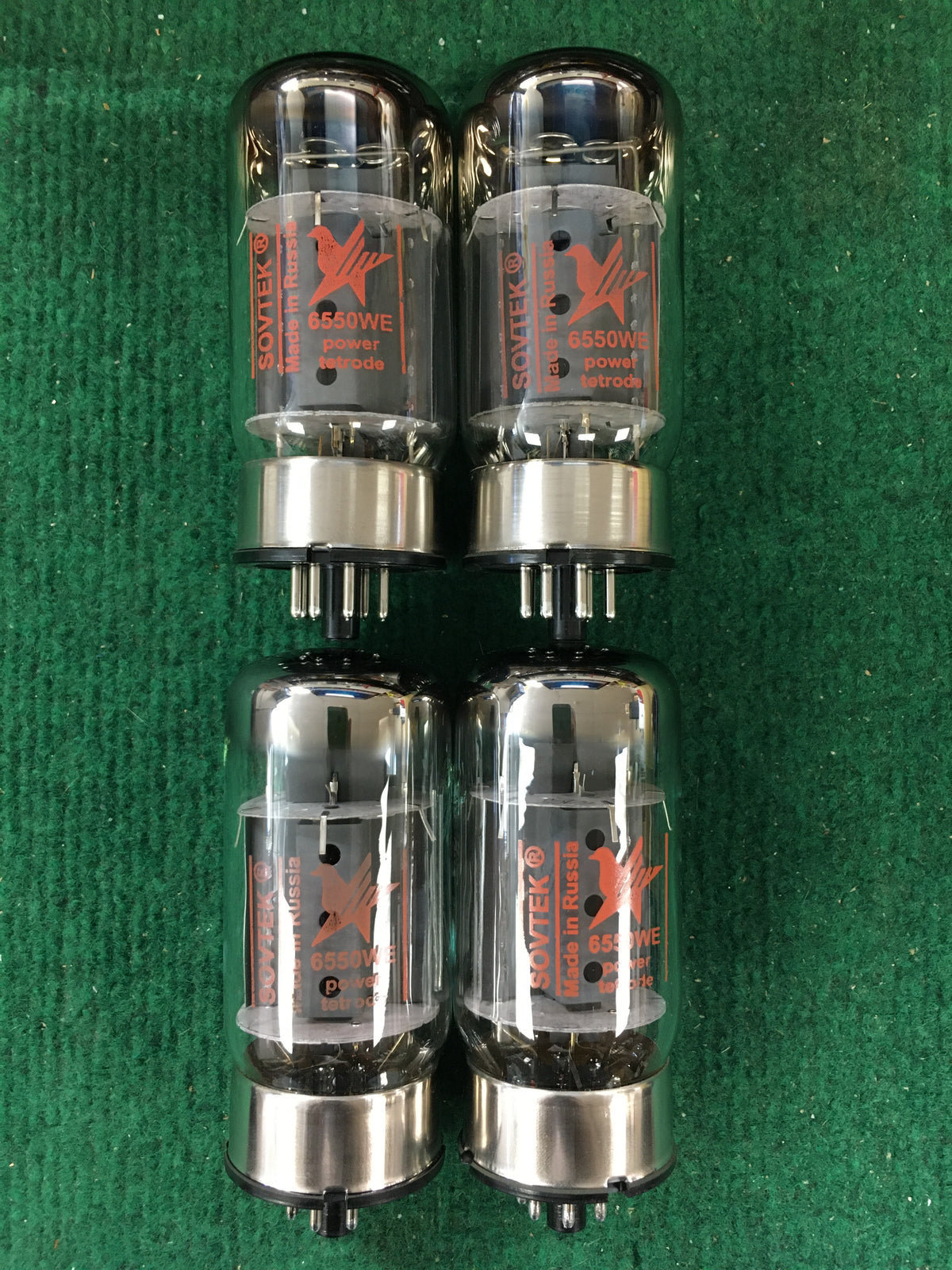 Sovtek 6550WE Vacuum Tubes * Upscale Audio Matched Quad * Cryo Treated * NOS