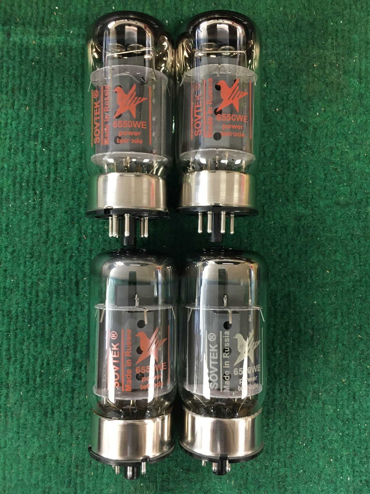 Sovtek 6550WE Vacuum Tubes * Upscale Audio Matched Quad * NOS