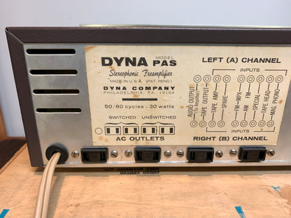 Dynaco Set - PAT3 Tube Preamplifier & Stereo 70 Tube Amplifier * Original Box