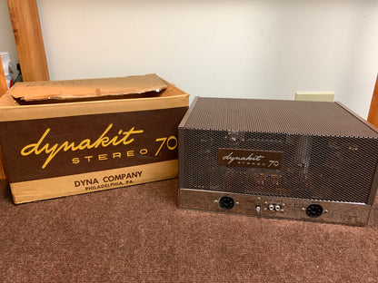 Dynaco Set - PAT3 Tube Preamplifier & Stereo 70 Tube Amplifier * Original Box