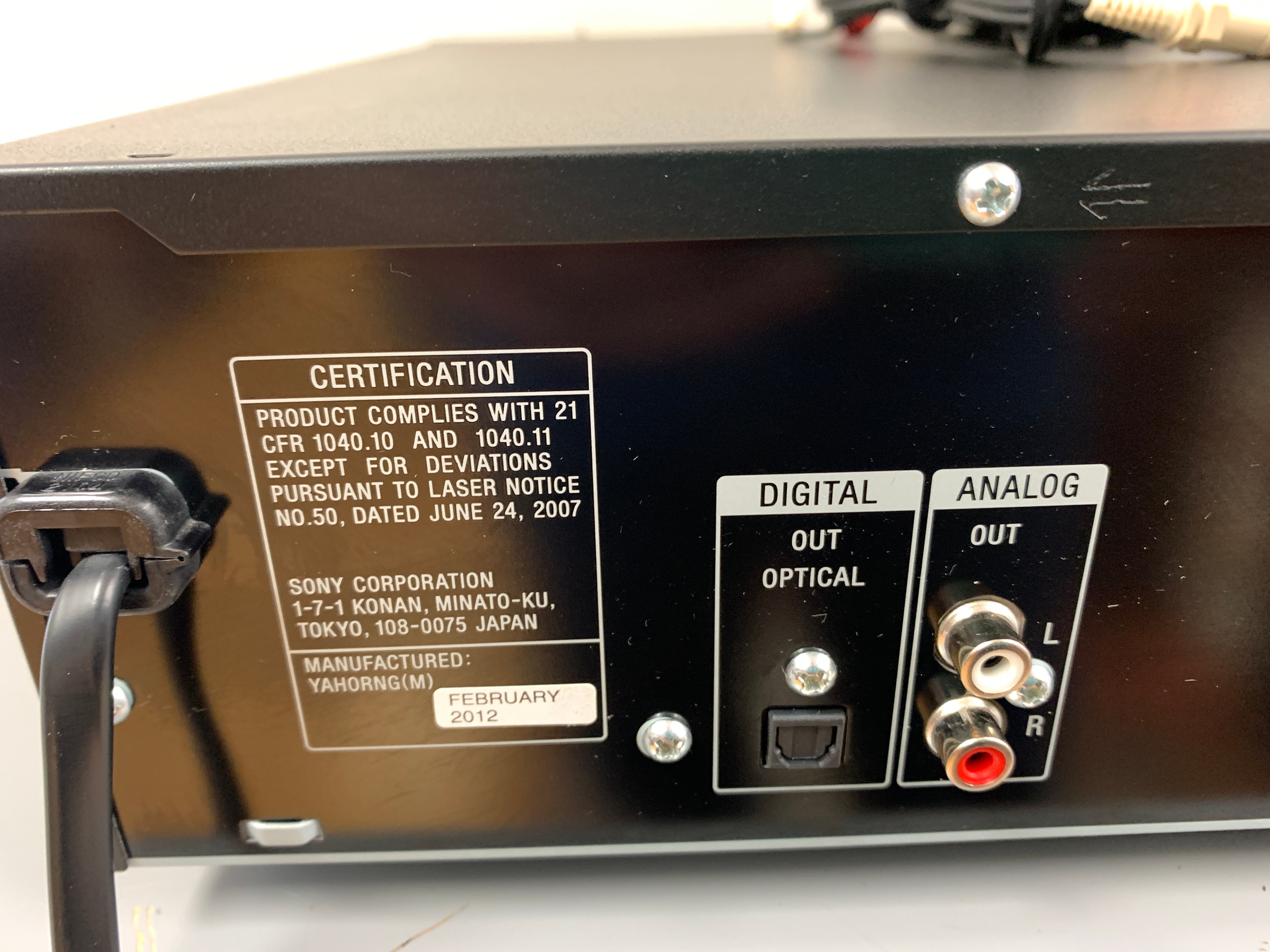 Sony CDP-CE500 CD Carousel 5 Discs & USB Recorder * Remote