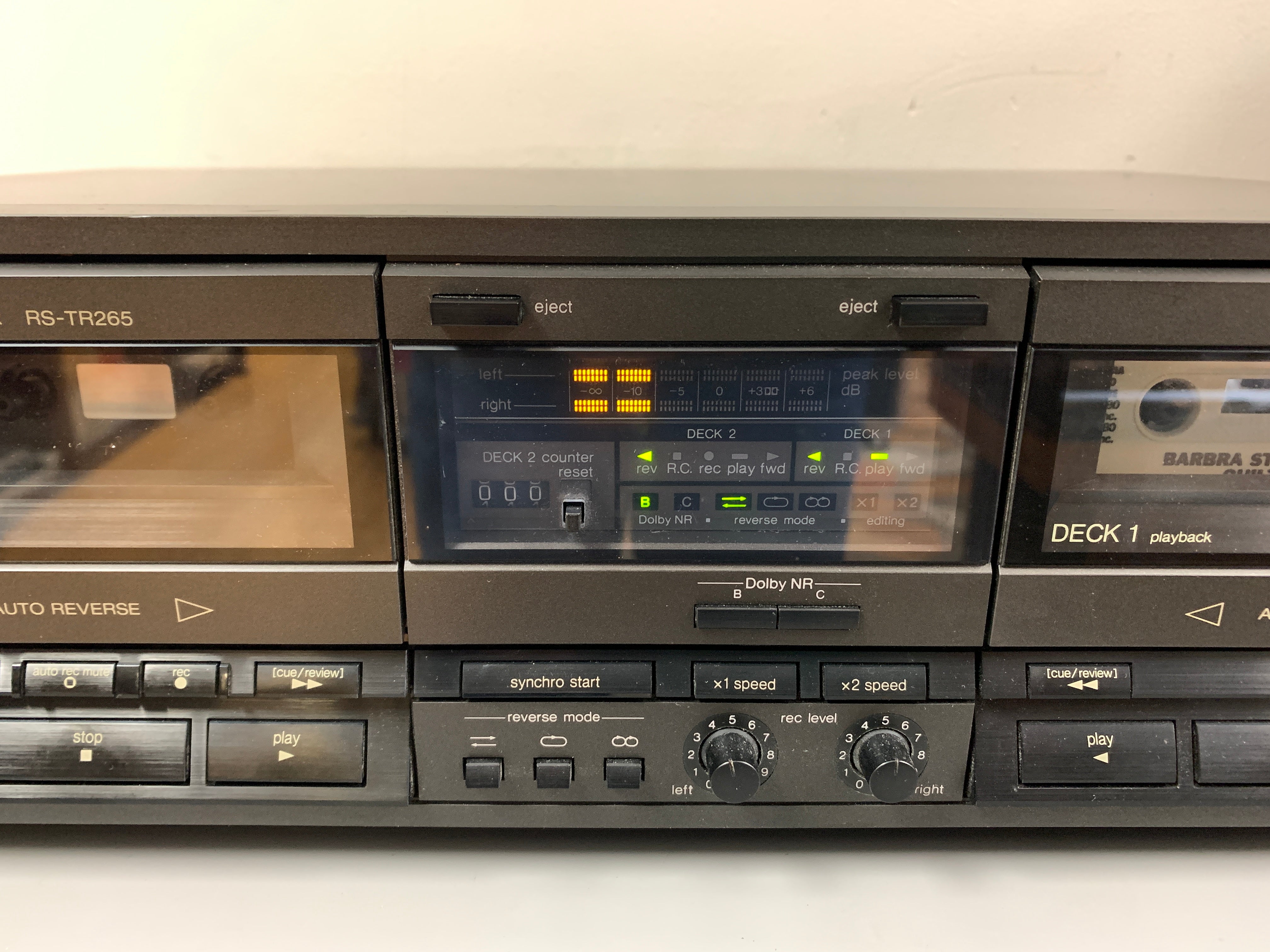 Technics RS-TR265 Double Cassette Deck – The Turntable Store