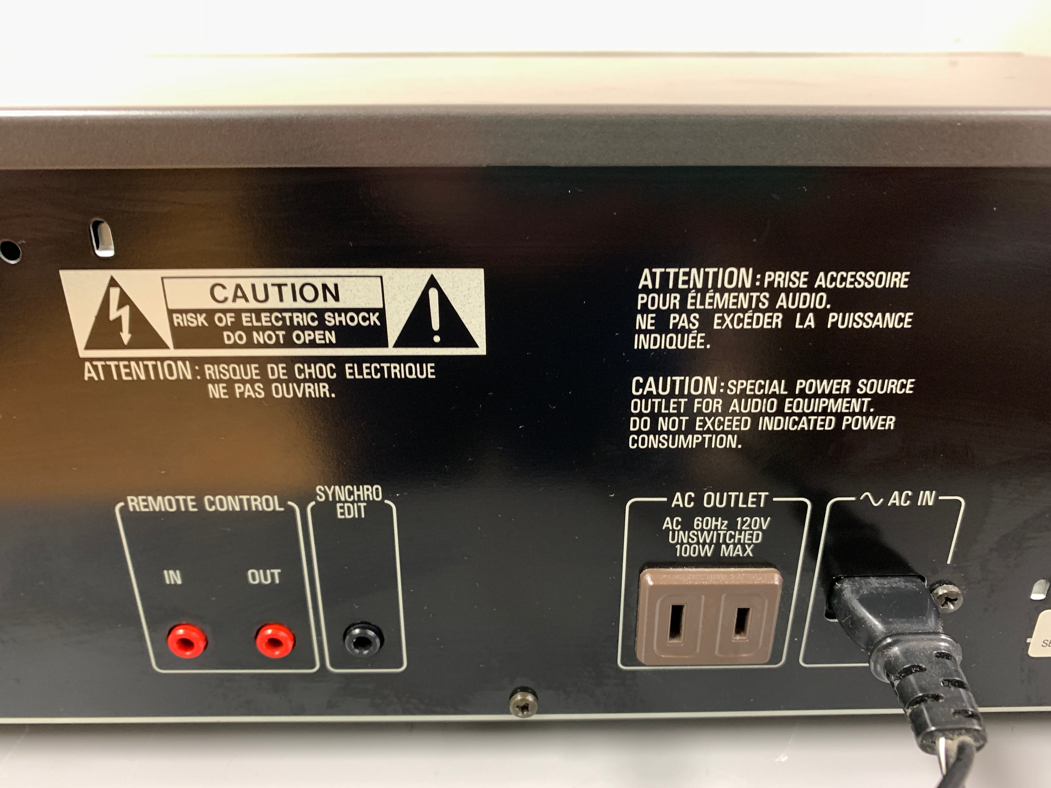 Technics RS-TR265 Double Cassette Deck – The Turntable Store