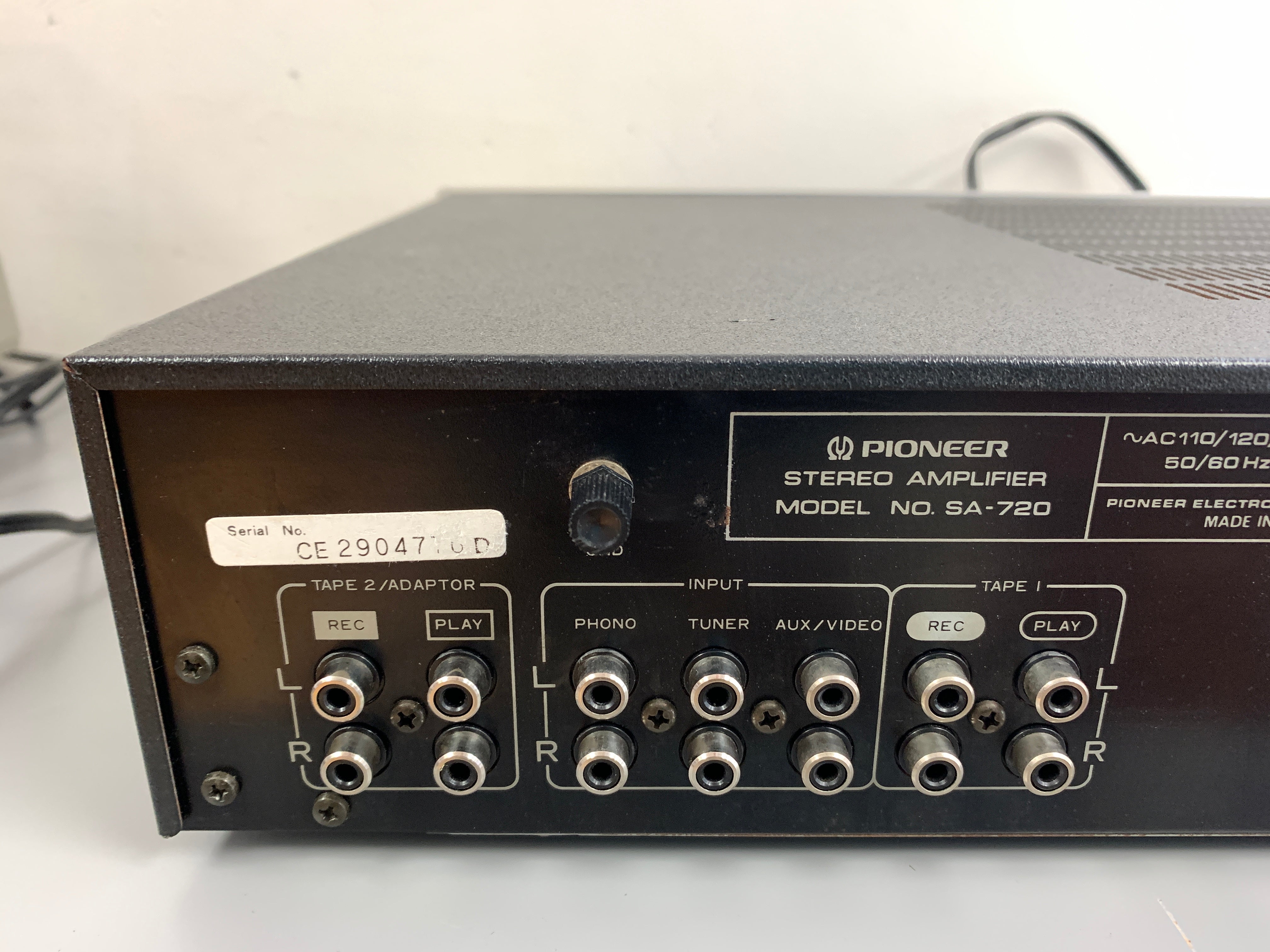 5363B★PIONEER★STEREO AMPLIFIER★SA-7900★ジャンク★ Pioneer SA-720 Integrated Amplifier * 65W RMS \u2013 The Turntable Store