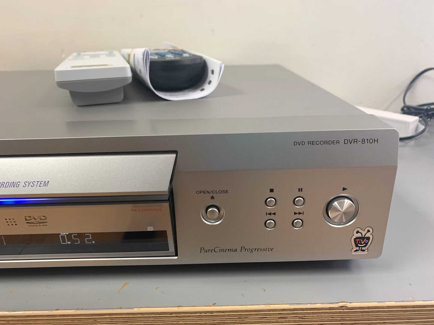Pioneer DVR-810H DVD & Hard Disk Recorder * Remotes