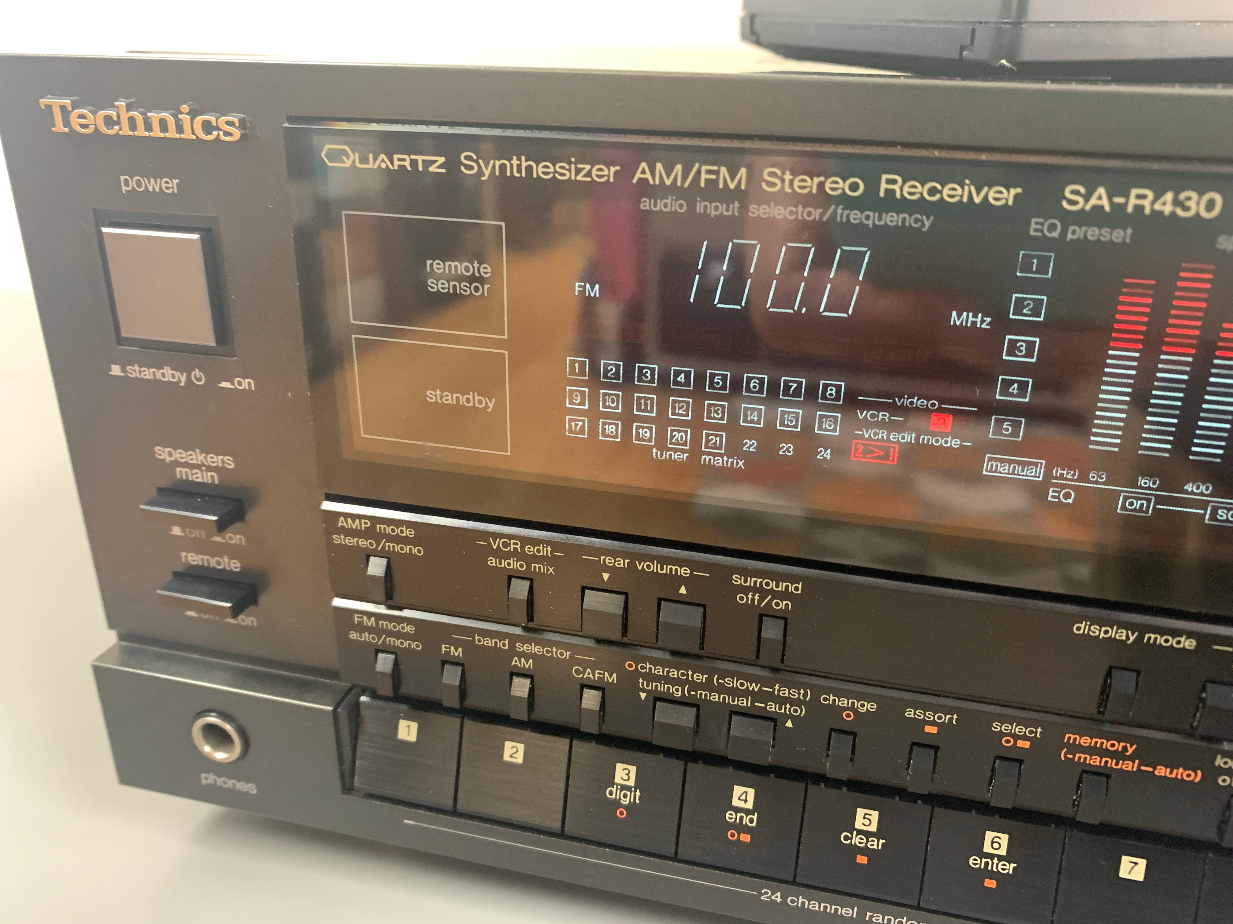 Technics SA-R430 Stereo Receiver * Remote * 100W RMS – The
