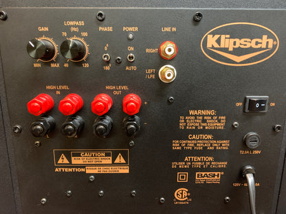 Klipsch RPW10 Powered Subwoofer