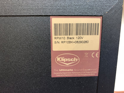 Klipsch RPW10 Powered Subwoofer