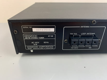 Kenwood KT-59 AM/FM Stereo Tuner