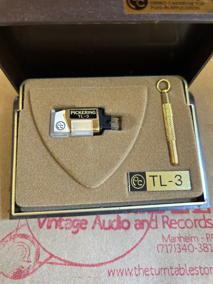 Pickering TL-3 Phono Cartridge and Stylus * Box * Very Low Hours * See PICS!