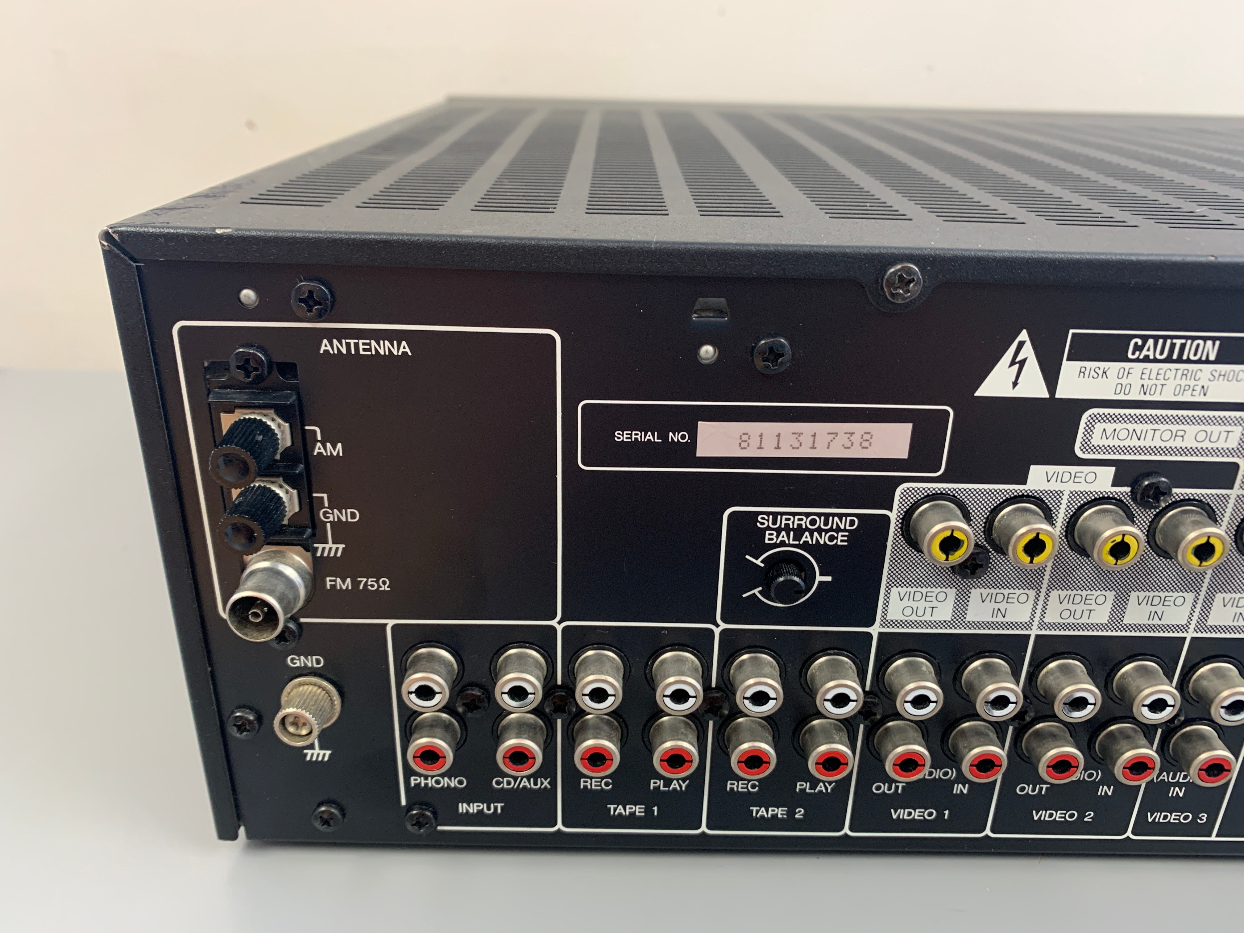 Kenwood KR-V107R Stereo Receiver * 1988 * 100W – The Turntable Store