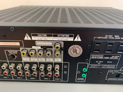 Kenwood KR-V107R Stereo Receiver * 1988 * 100W