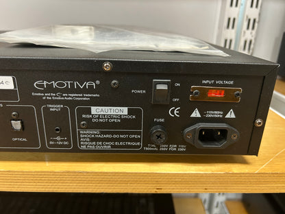 Emotiva ERC-1 Single CD Player * Remote * Manual * Fully Serviced