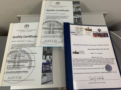 Accustic Arts DRIVE1 and Upgraded DAC1 * Cd Transport and DAC * Remote * Manuals * Boxes