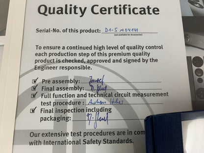 Accustic Arts DRIVE1 and Upgraded DAC1 * Cd Transport and DAC * Remote * Manuals * Boxes