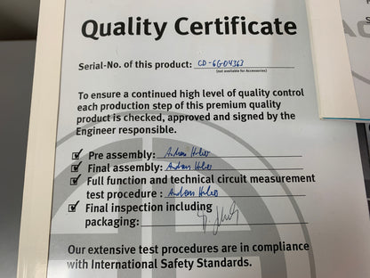 Accustic Arts DRIVE1 and Upgraded DAC1 * Cd Transport and DAC * Remote * Manuals * Boxes