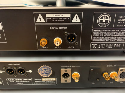 Accustic Arts DRIVE1 and Upgraded DAC1 * Cd Transport and DAC * Remote * Manuals * Boxes